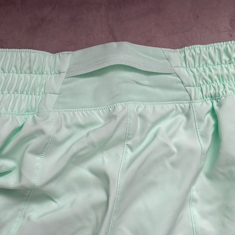 Nike Women's Light Green Athletic Shorts - Picture 4 of 4